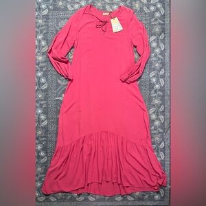 Skemo Coral Basics Long Bali Long Sleeve Maxi Dress